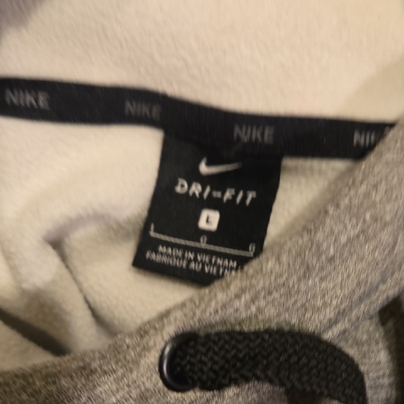Nike Gray Hoodie with Sketch Swoosh - Picture 5 of 5